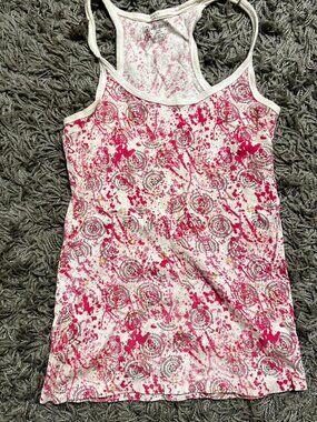 Y2K No Boundaries Pattern Tank Size L